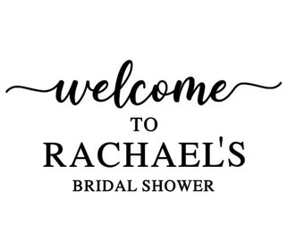 Custom Bridal Shower Sign SVG // Custom Digital File // Custom Baby Shower Sign SVG