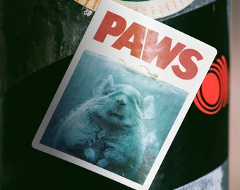 Sticker inspiré du film Paws Chinchilla