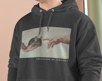 Creazione di Cincillà with Standard Grey Chinchilla | Unisex Champion Hoodie