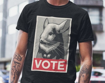 VOTE Chinchilla Election Tee | Unisex T-Shirt, Unique gift for Chinchilla Lovers!