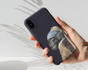 Chinchilla With A Pearl Earring | Unique Phone Case for Chinchilla Lovers