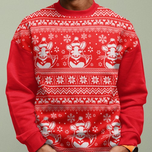 Chinchilla Christmas Sweater Pattern 