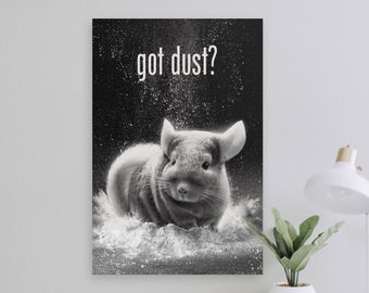 Got Chinchilla Dust? Poster Art Print