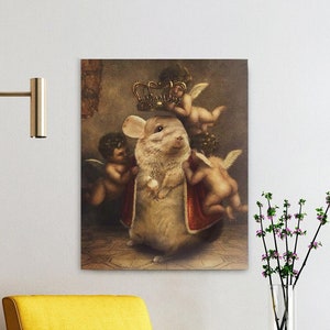 Chinchilla Royalty Renaissance Painting | Poster Art Print