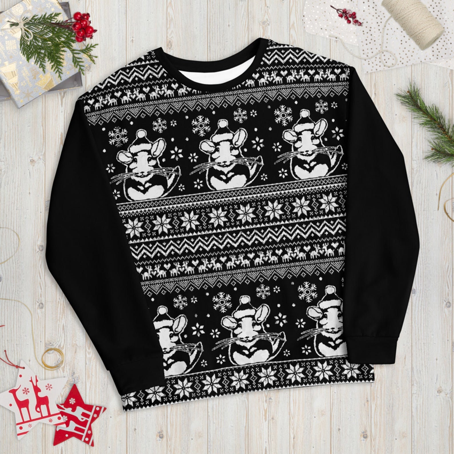 Chinchilla Christmas Sweater Pattern 