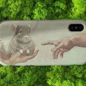 Creazione di Cincillà with Beige Chinchilla | Unique Phone Case for Chinchilla Lovers! MagSage Optional