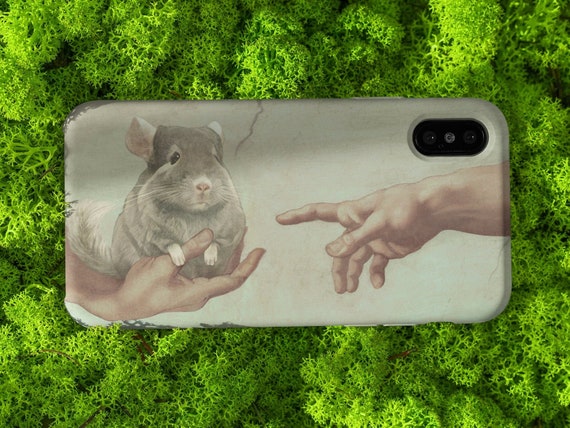 Creazione di Cincillà with Beige Chinchilla | Unique Phone Case for Chinchilla Lovers! MagSage Optional