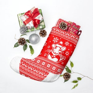 Chinchilla Christmas Stocking | For Holiday Chinchillas