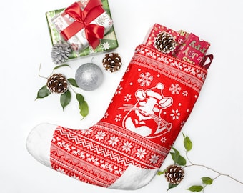 Chinchilla Christmas Stocking | For Holiday Chinchillas