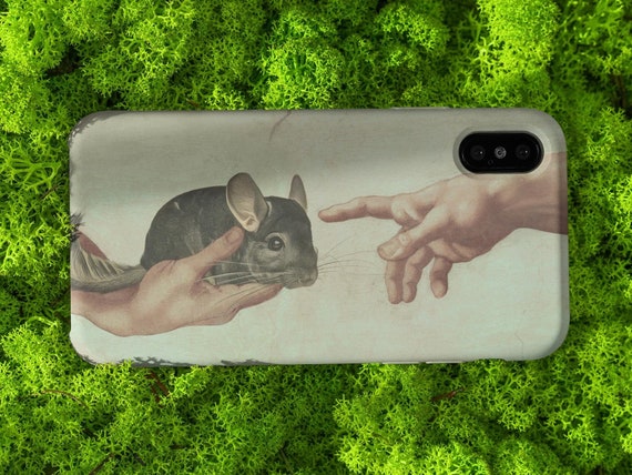 Creazione di Cincillà with Standard Grey Chinchilla | Unique Phone Case for Chinchilla Lovers! MagSafe Optional