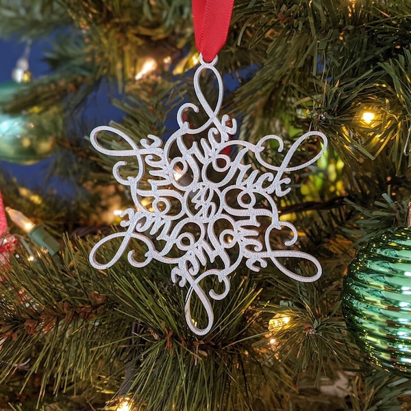 2020 Fuckflake ornaments