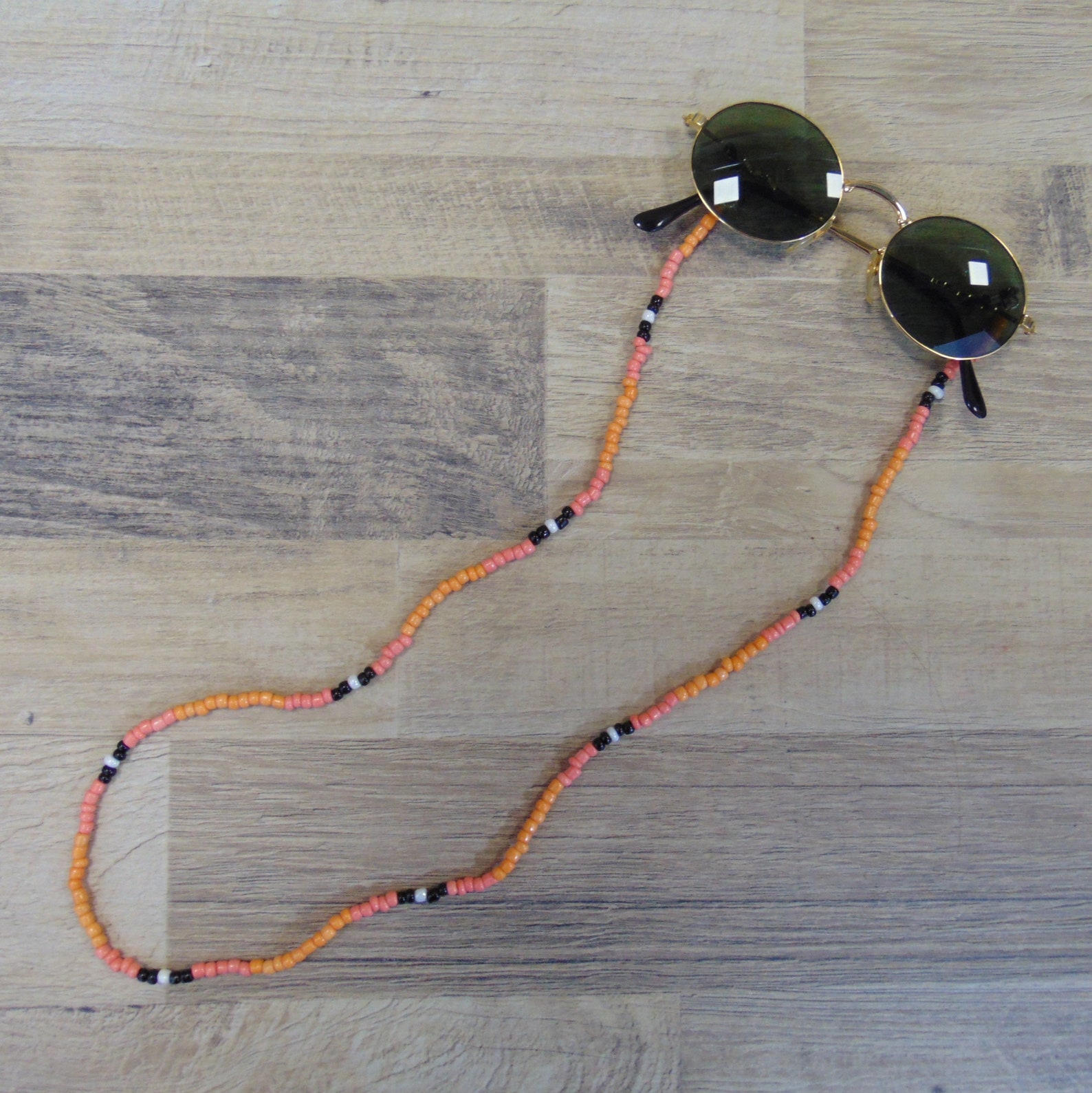 Handmade eyeglass cord beads boho glasses necklace Etsy