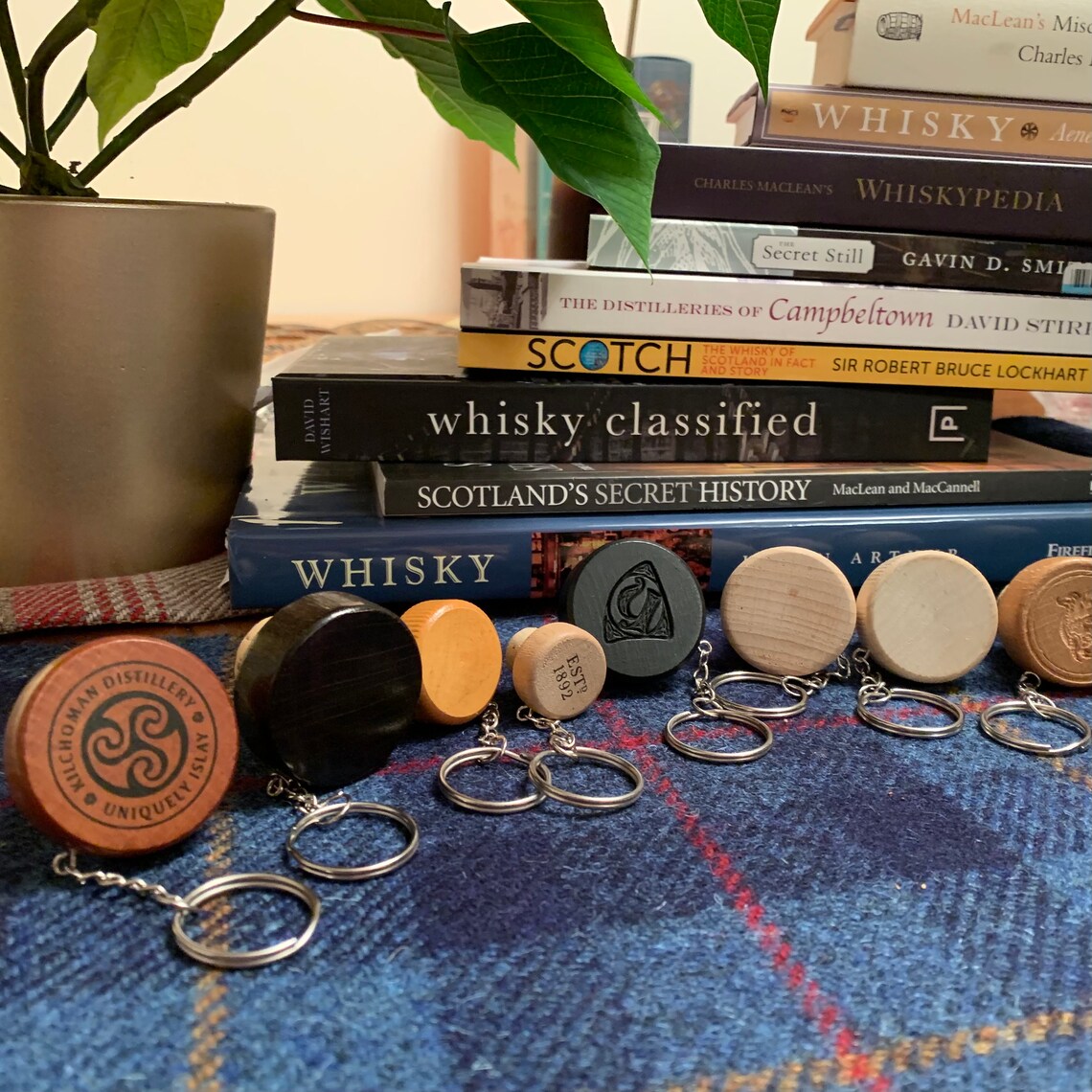 Whisky Bottle Cork Keyring Whiskey Key Ring Whisky Gift for Etsy