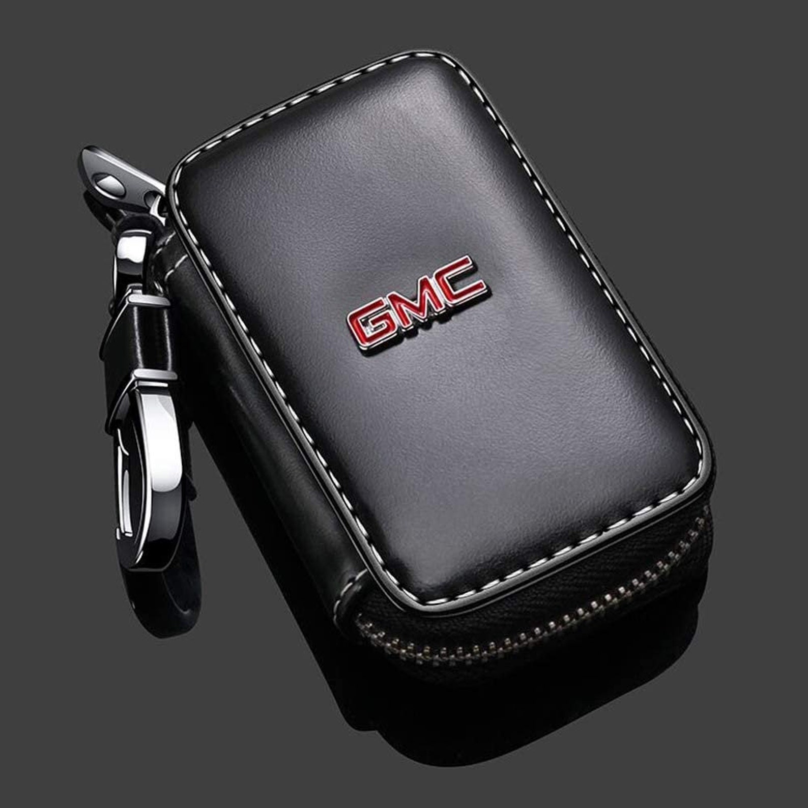 Car Logo Keychain PU Leather Key Case for GMC car Key Chain Etsy