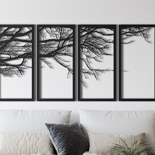 Metal Wall Decor Living Room Tree of Life Wall Art Metal Etsy