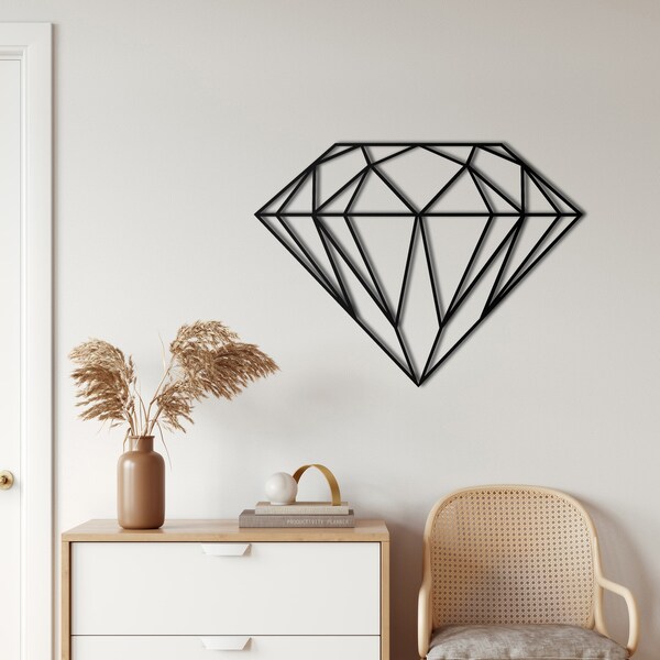 Diamond Wall Art Etsy