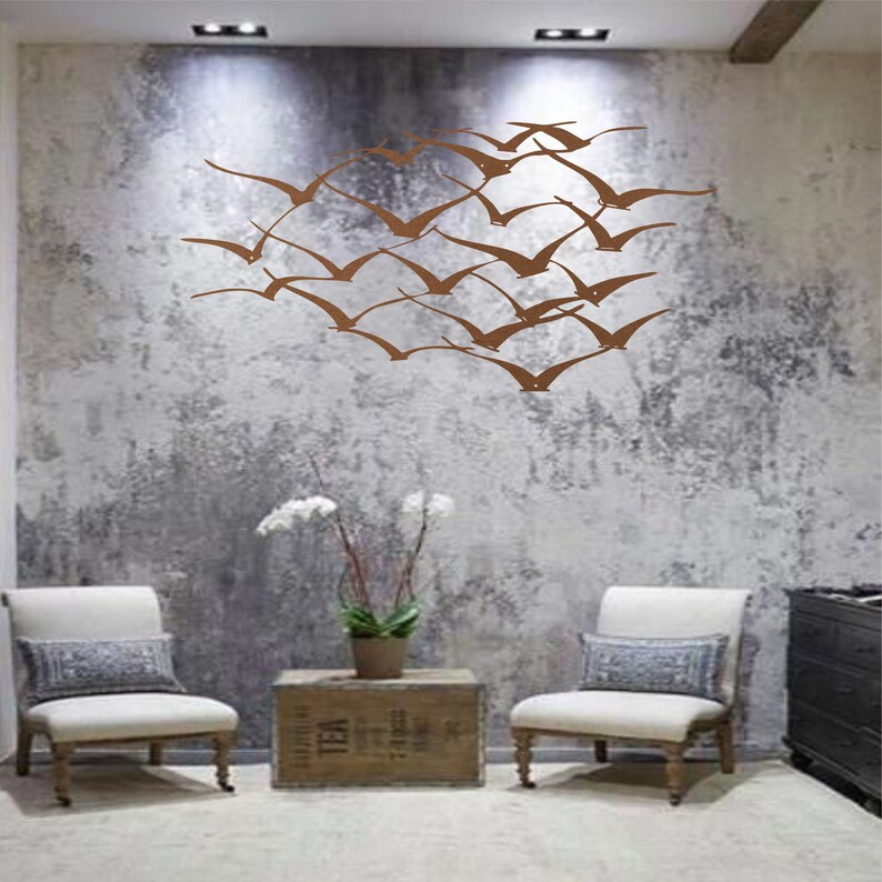 Metal Cranes Wall Art Metal Wall Decor Metal Wall Hangings Etsy