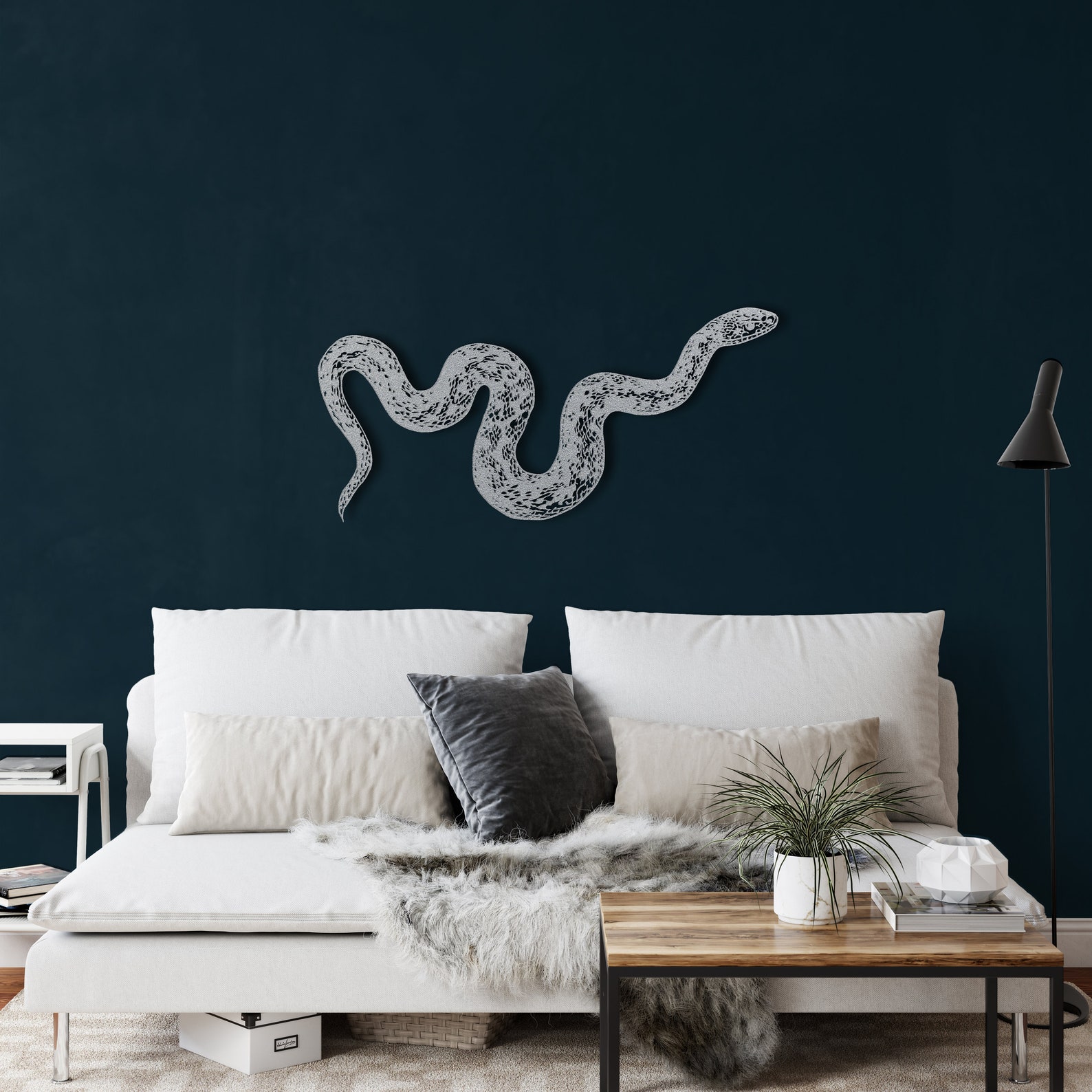 Snake Wall Art Metal Snake Decor Metal Wall Decor Animal Etsy