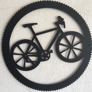 Bicycle Wall Art, Metal Wall Decor, Metal Wall Hangings, Home Decoration, Cyclist Gift, Bike Wall Art,  Cycling Decor, Cyclist Gift Idea