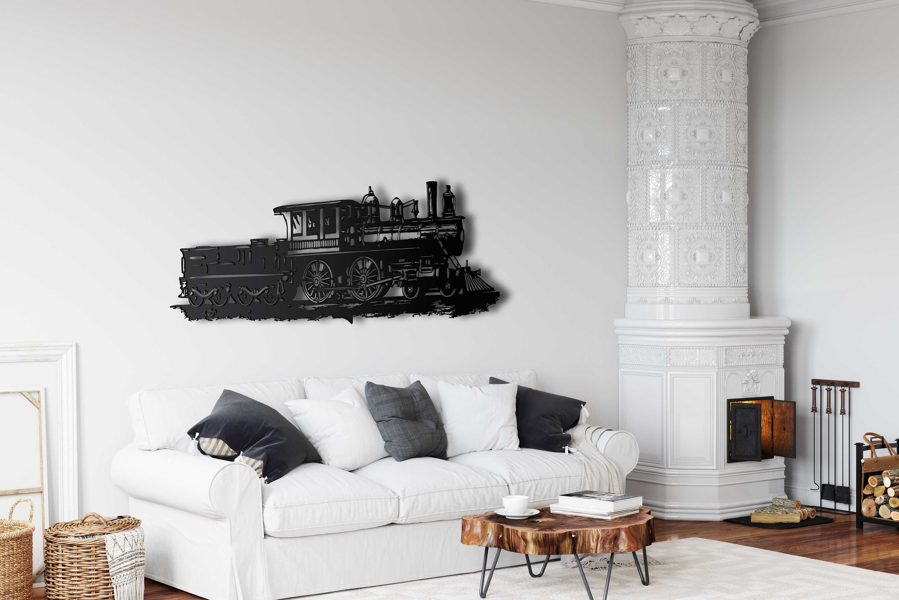Vintage Train Decor Metal Wall Decor Home Kids Room Etsy
