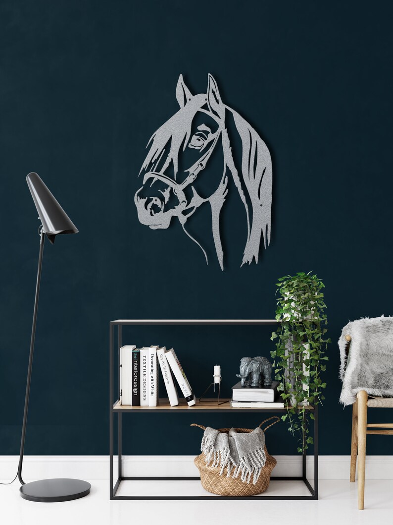Horse Head Wall Art Metal Wall Decor Metal Wall Hangings Etsy UK