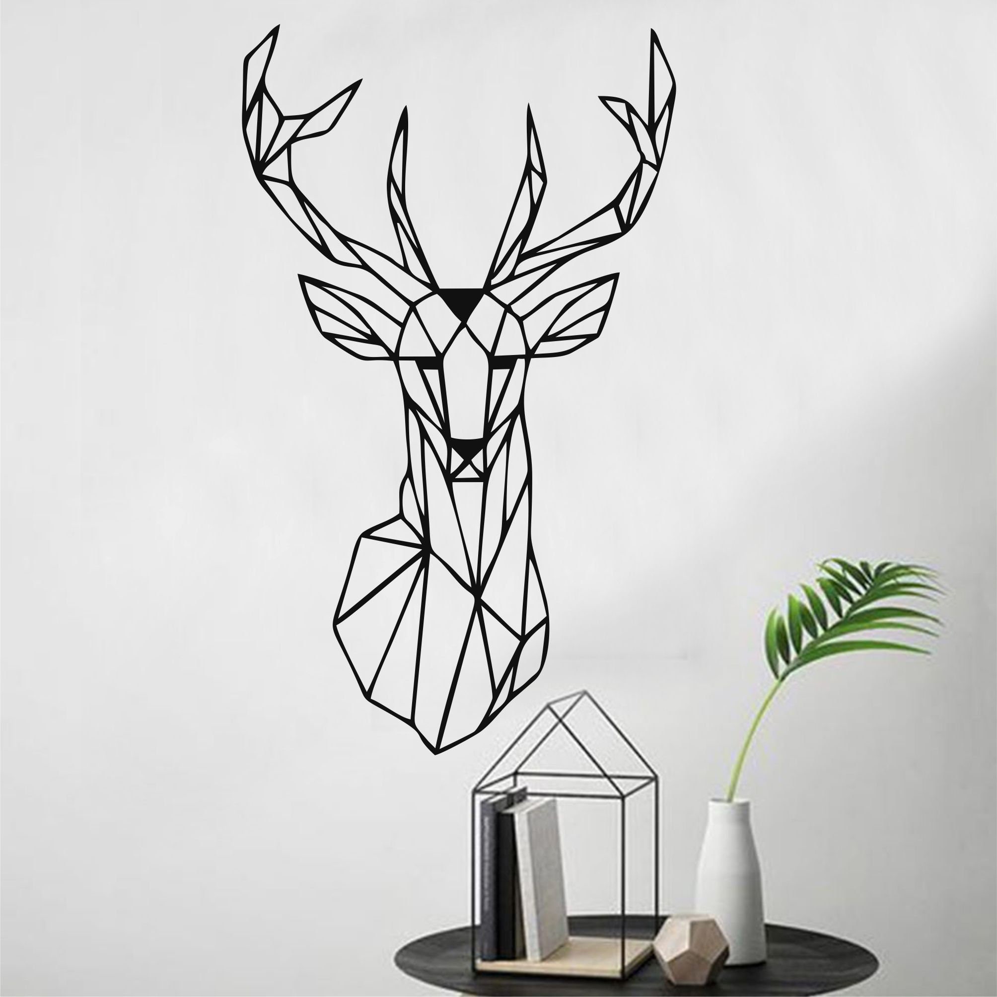 Metal Deer Head Wall Art Metal Wall Decor Metal Wall Etsy