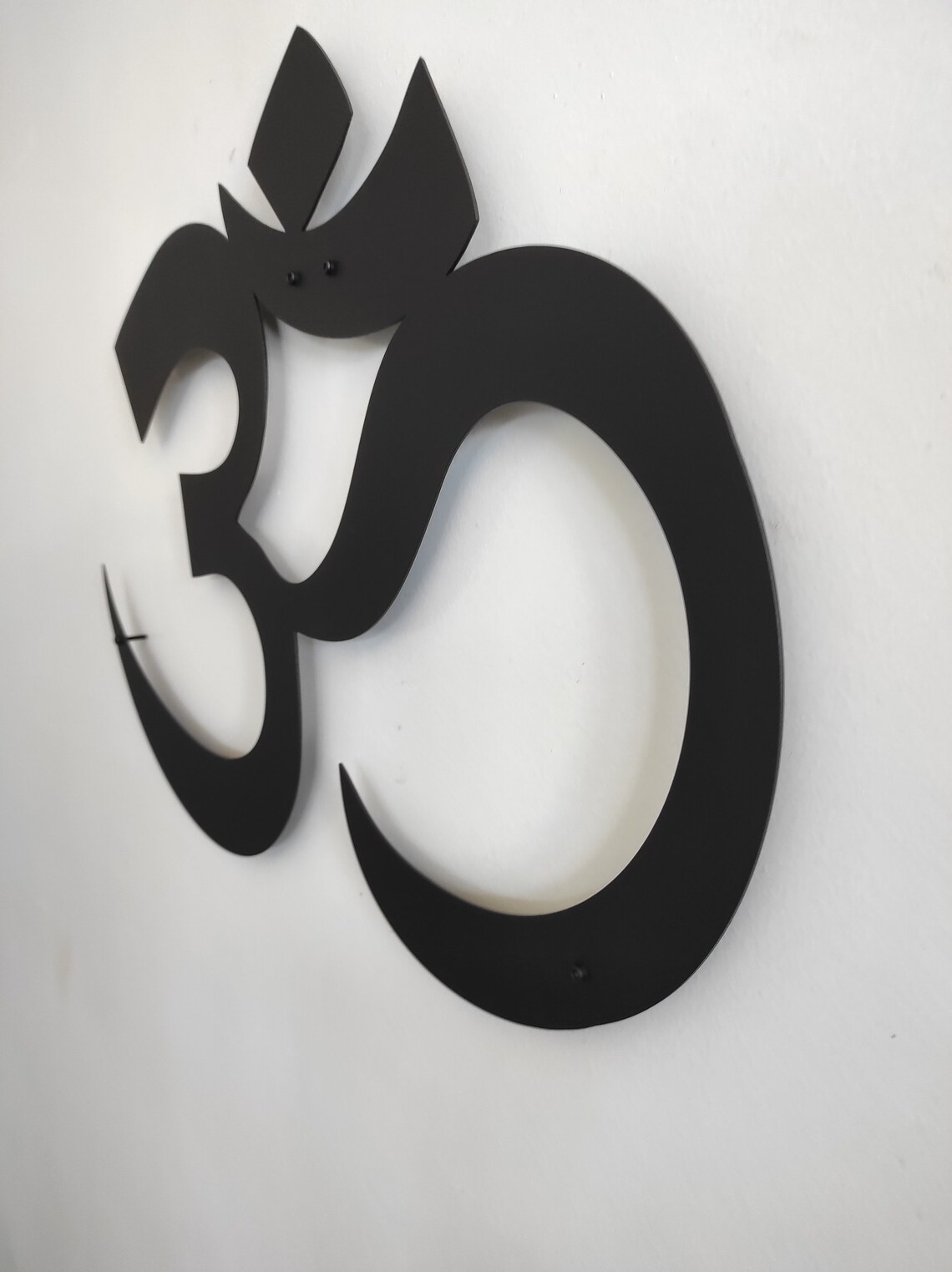 Metal Om Decor Yoga Gifts Metal Wall Art OM Symbol Wall Etsy UK