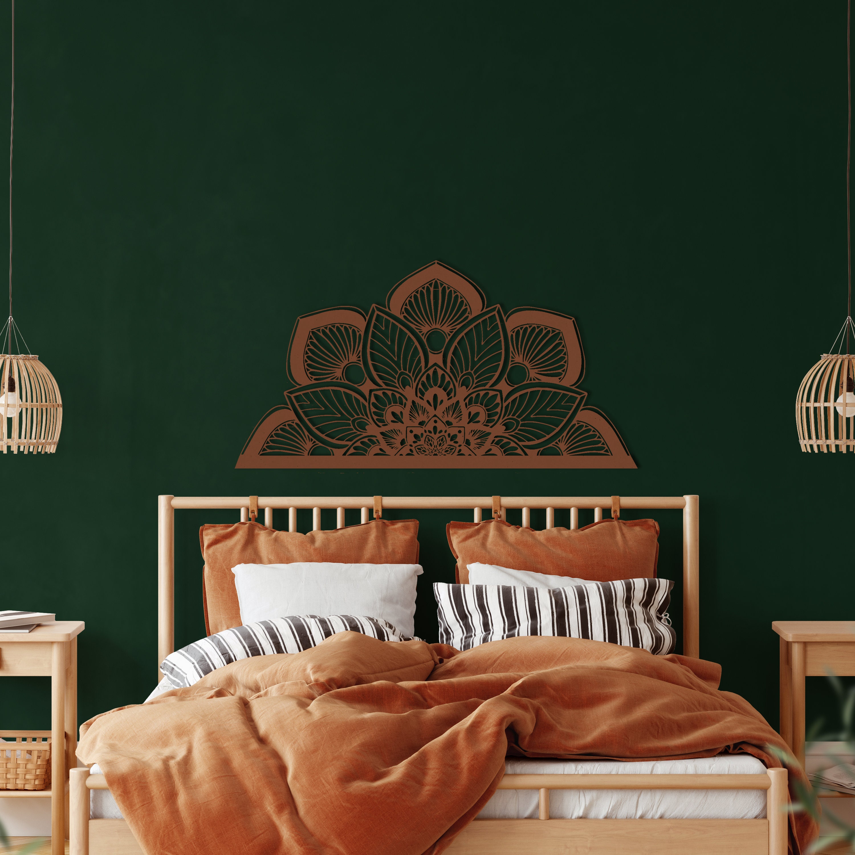 Half Mandala Wall Art Metal Wall Art Metal Wall Decor Living