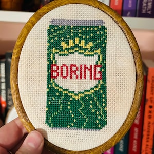 Boring Ginger Ale Digital Cross Stitch Pattern Heated Rivalry Shane Hollander Ilya Rozanov