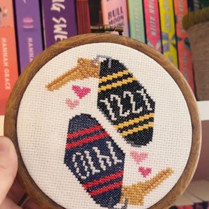 Room 1410 and 1221 Heated Rivalry Cross Stitch Pattern Rozanov Hollander