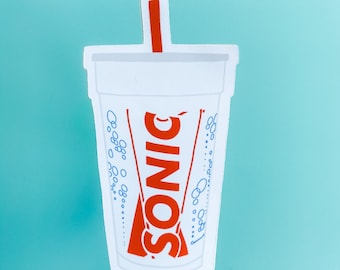 Sonic Cup Sticker