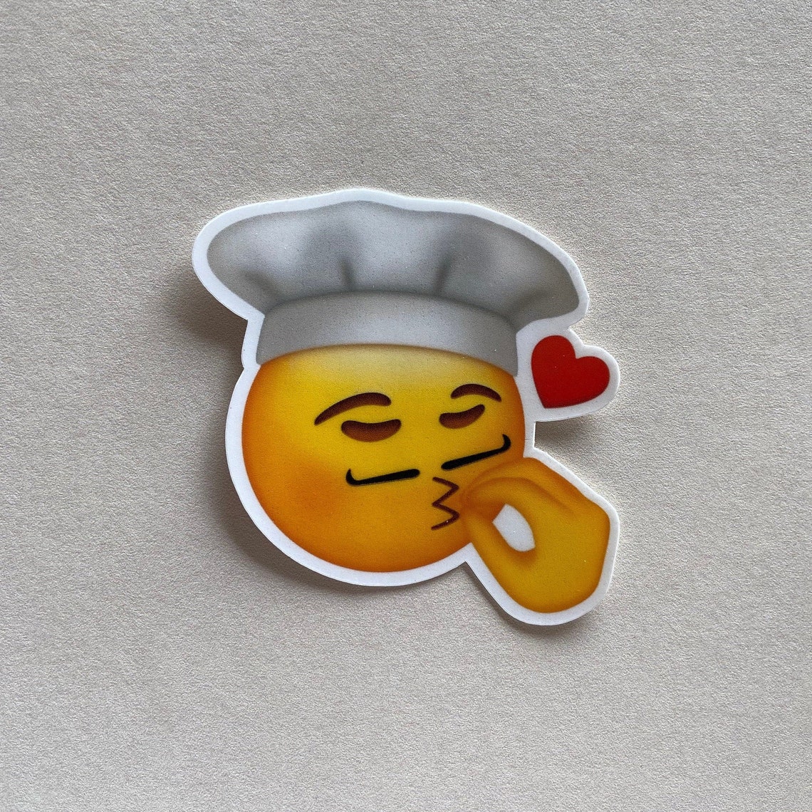 Chef's Kiss Emoji Sticker Etsy