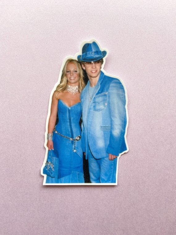 Britney and Justin Timberlake Sticker - Etsy