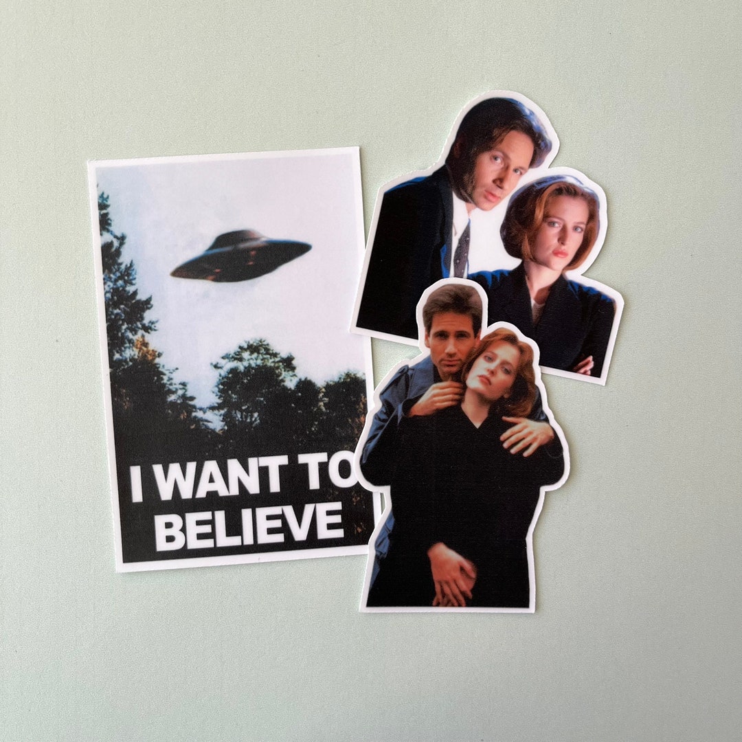 The Xfiles Stickers Etsy