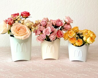 SAMPLE SALE!  Fleurs des Frites - PASTEL - Wall & Table Vase