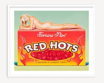 Red Hots Rita - MEL RAMOS - Limited Edition Lithograph
