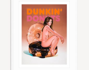 Dunkin' Donuts - MEL RAMOS - Limited Edition Lithograph