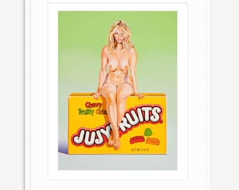 Jujyfruit Judy - MEL RAMOS - Limited Edition Lithograph