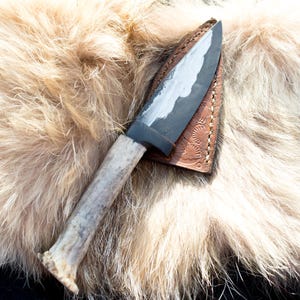 Sgian Dubh, San mai and antler