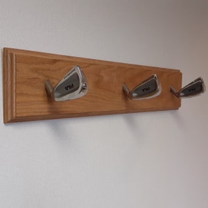 Three Hook Golf Club Coat Rack