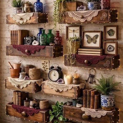 Vintage Home Decor Mystery Box | Curated  Surprise Bundle | Unique Collectibles & Home Accents