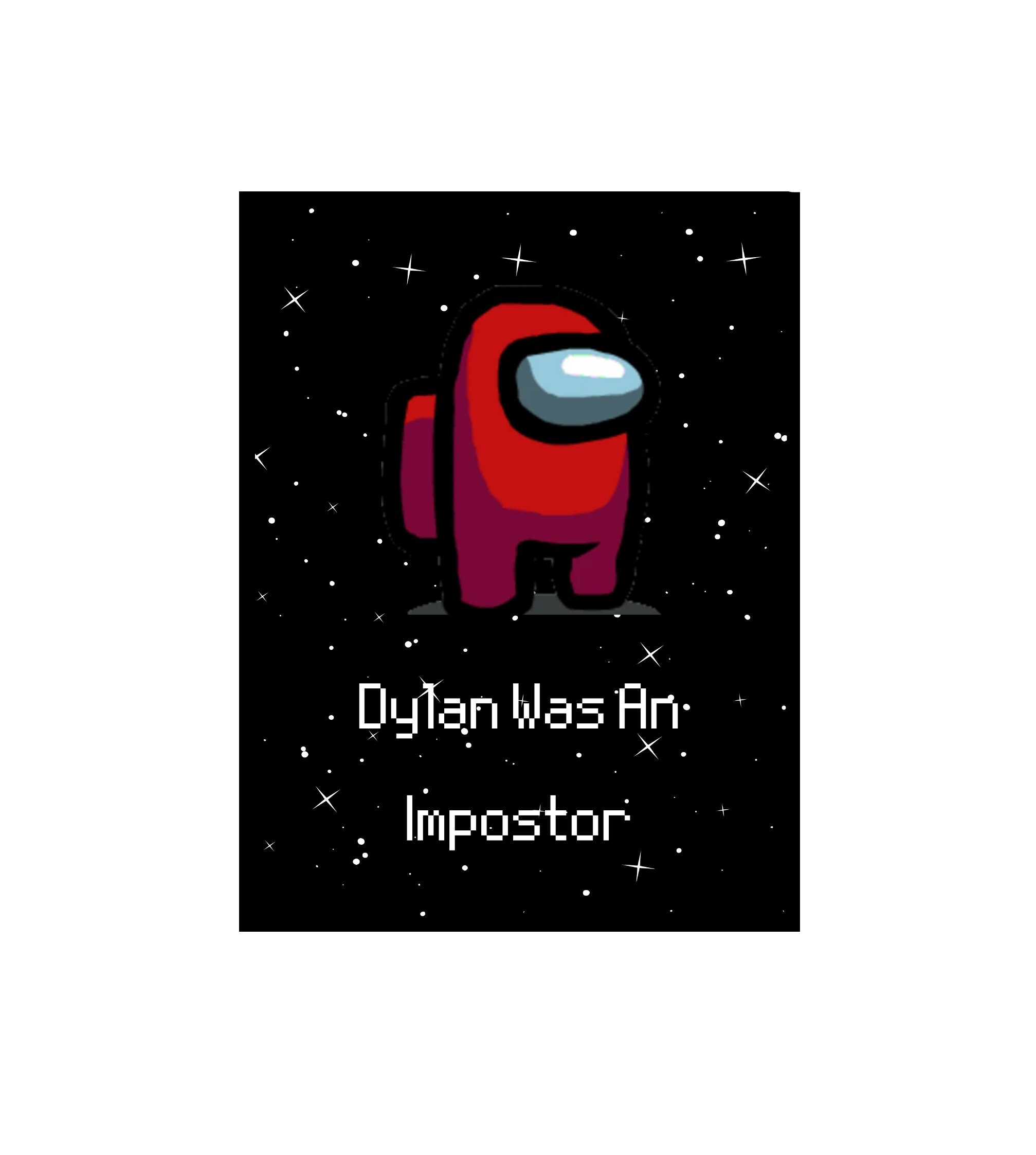 Personalised Among Us Poster Print Kids Name Print Kids | Etsy