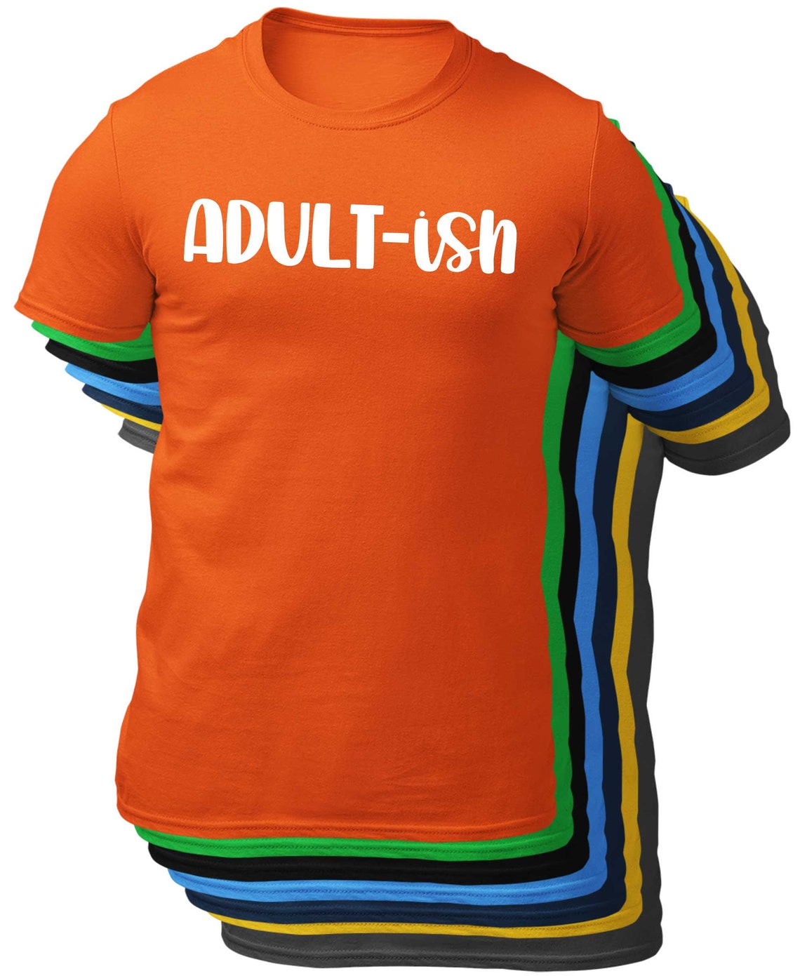 Funny Novelty Mens TShirt Adultish Comedy Shirt Etsy