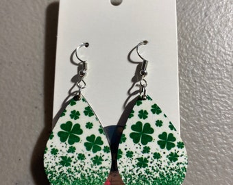 St. Patrick’s Day Clover Earrings