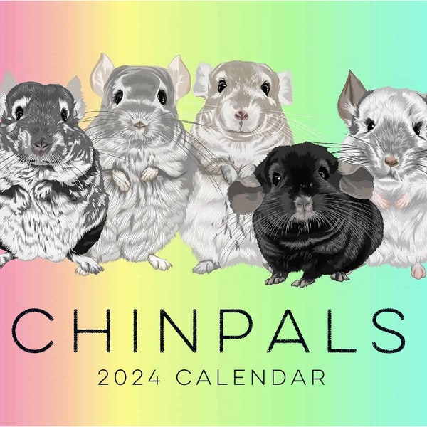 2024 Chinpals Chinchilla Calendar
