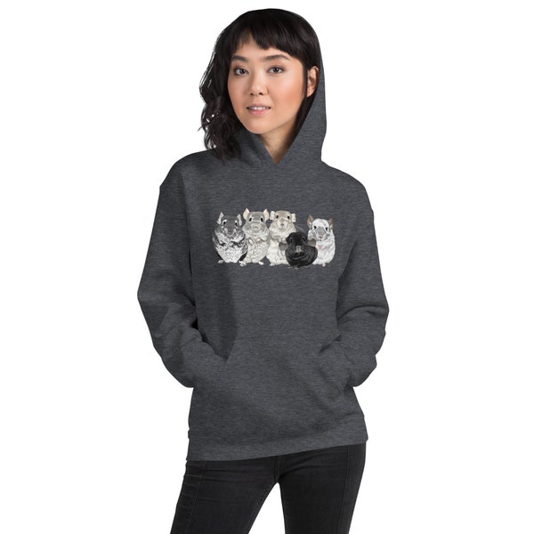 Chinpals Chinchilla Unisex Hoodie