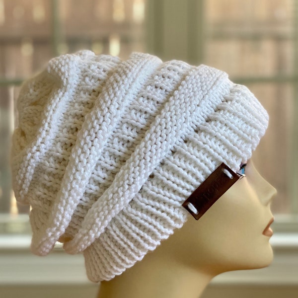 Beginner Friendly Inspired CC Knit Beanie Pattern