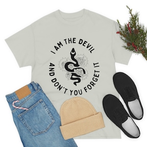 Vanderpump Rules Bravo Clothing | Stassi Quote with Snake Design |Unisex Heavy Cotton Tee
