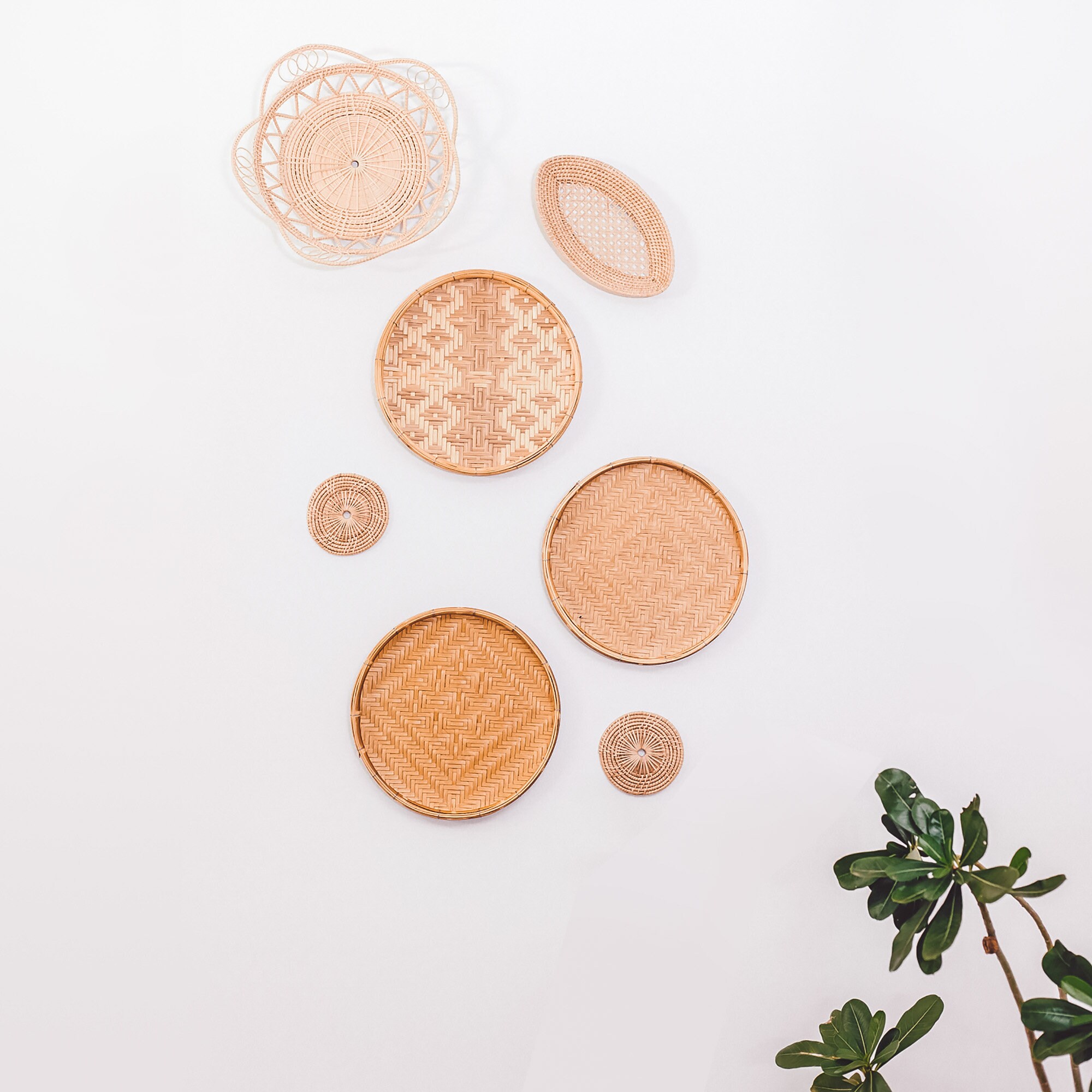 Set von 7 Rattan Bambus Tweet Tweet AUF Verkauf Geschenke | Etsy