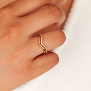 Pandora wishbone 2025 ring set